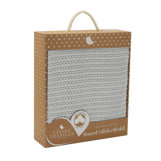 Living Textiles Bassinet/Cradle Cellular Blanket