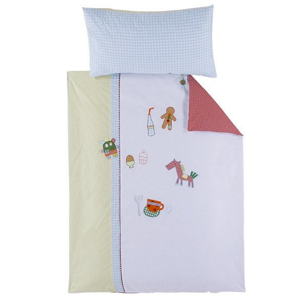 Mamas And Papas Gingerbread Cot Quilt And Pillowcase - Baby Zone Online
